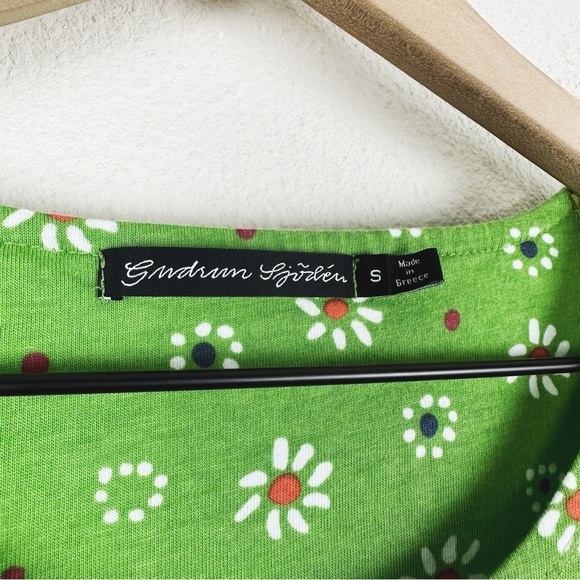 Gudrun Sjoden Tea Garden Oolong Dress Floral Cotton Jersey - Picture 6 of 9